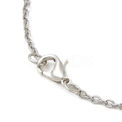 Non-Tarnish 201 Stainless Steel Pendant Necklaces NJEW-G118-04P-1