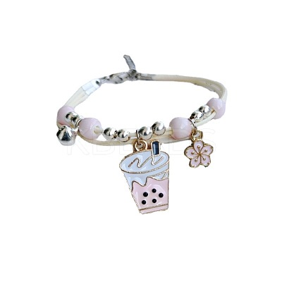 Cute Cartoon Alloy Enamel Multi-strand Charm Bracelets WG000A8-04-1