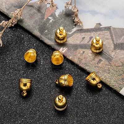 Brass Cord Ends KK-D217-10x8-G-1