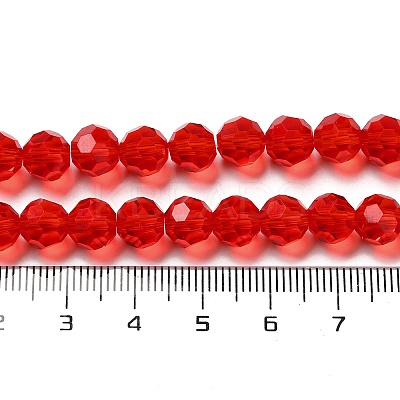 Transparent Glass Beads EGLA-A035-T8mm-D01-1