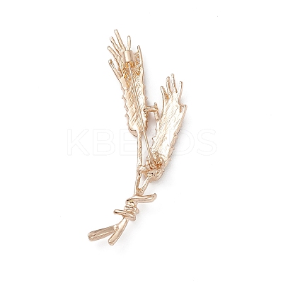 Rhinestone Wheat Brooch Pin LS-JEWB-C003-02-1