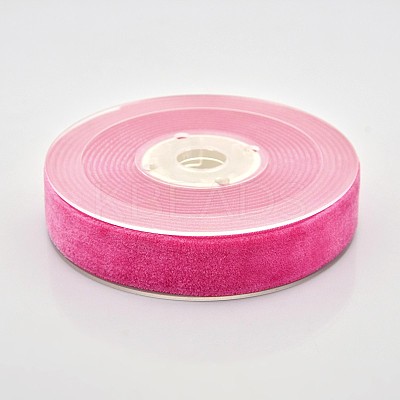 Polyester Velvet Ribbon for Gift Packing and Festival Decoration SRIB-M001-19mm-175-1