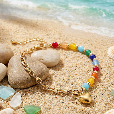 Summer 304 Stainless Steel Charm Bracelets VE3377-2-1