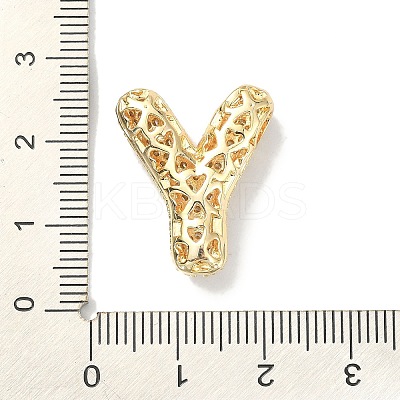 Rack Plating Brass Micro Pave Cubic Zirconia Pendants KK-Q790-01Y-G-1