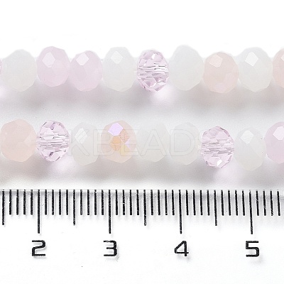 Glass Beads Strands EGLA-A034-M6mm-59-1
