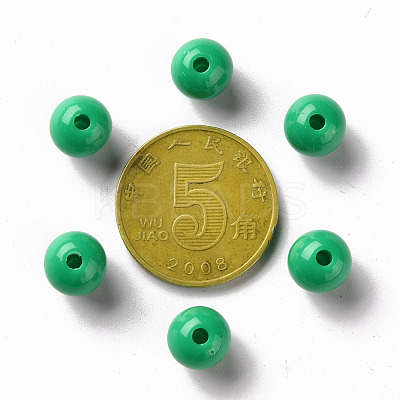 Opaque Acrylic Beads MACR-S370-C8mm-24-1