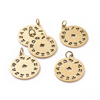 201 Stainless Steel Pendants STAS-S105-T565D-2-1
