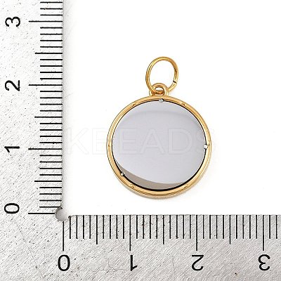304 Stainless Steel Rhinestone Pendants STAS-K307-11A-G-1