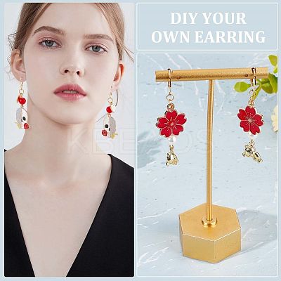 60Pcs 304 Stainless Steel Leverback Earring Findings DIY-CN0002-54-1