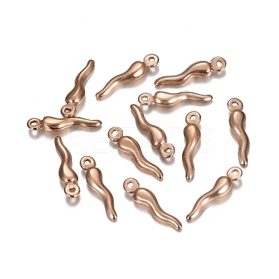 Ion Plating(IP) 304 Stainless Steel Pendants LS-STAS-I157-02RG-1