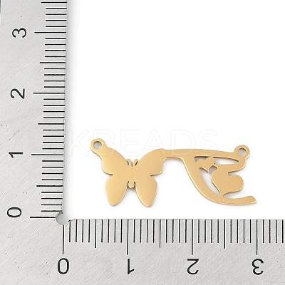 304 Stainless Steel Pendants STAS-L279-002G-T-1