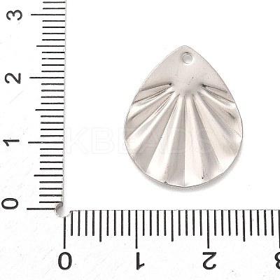 304 Stainless Steel Pendants STAS-F349-05P-02-1