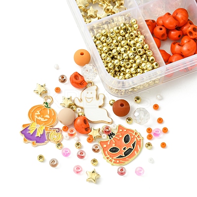 Halloween Theme DIY Bead Kits DIY-FS0006-96A-1