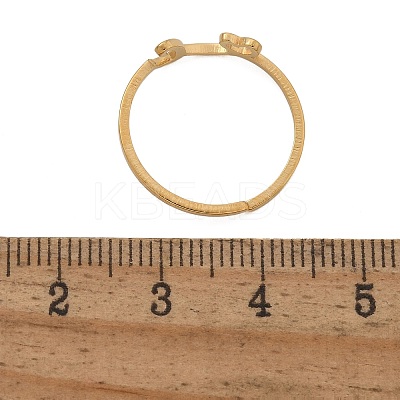 304 Stainless Steel Cuff Rings for Women RJEW-D285-01G-C-1