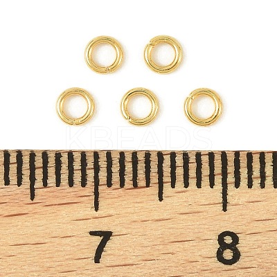 SHEGRACE Brass Open Jump Rings XGR0077G-11G-1