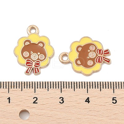 Animal Forest Theme Zinc Alloy Enamel Pendants FIND-Z065-01E-1