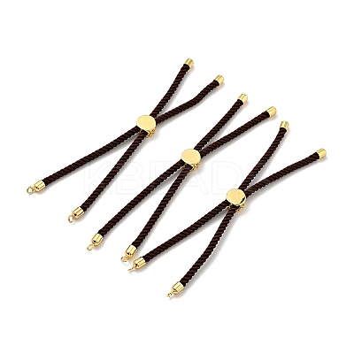 Half Finished Twisted Milan Rope Slider Bracelets FIND-G032-01G-10-1