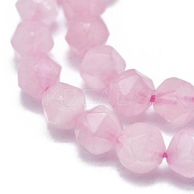Natural Rose Quartz Beads Strands G-K303-B16-8MM-1