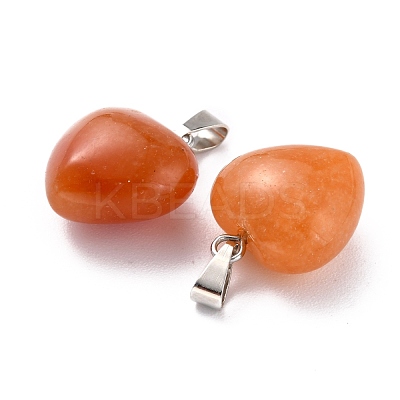 Natural Red Aventurine Pendants G-I311-A30-1
