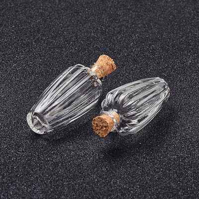 Glass Cork Bottles AJEW-O032-05C-1