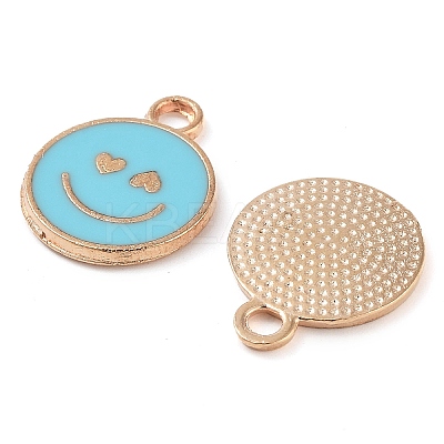 Alloy Enamel Pendants PALLOY-S192-04G-03-1