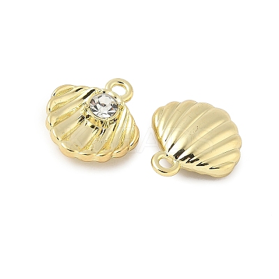 Alloy Rhinestone Pendants PALLOY-F316-02C-G-1