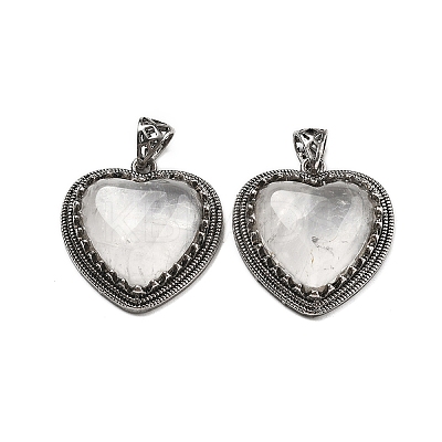 Natural Quartz Crystal Pendants G-A095-01AS-09-1