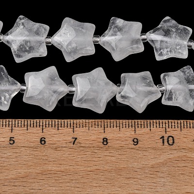 Natural Quartz Crystal Beads Strands G-K359-E21-1