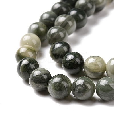 Natural Green Rutilated Quartz Beads Strands LS-G-Q462-61-6mm-1