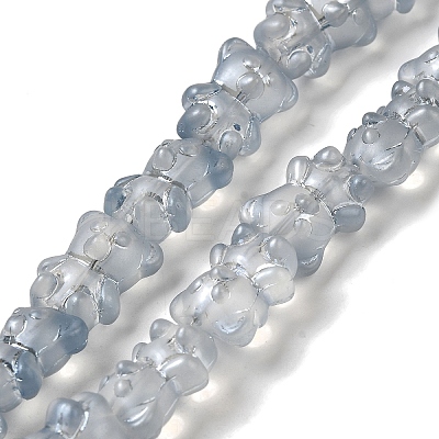 Electroplate Glass Beads Strands EGLA-Q127-A02-01C-1