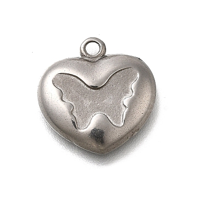 304 Stainless Steel Pendants STAS-C119-07P-1