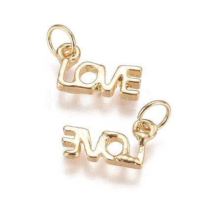 Brass Charms KK-K238-04G-1