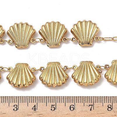Ocean 304 Stainless Steel Link Chain Necklaces for Women LS-NJEW-A060-01F-G-1