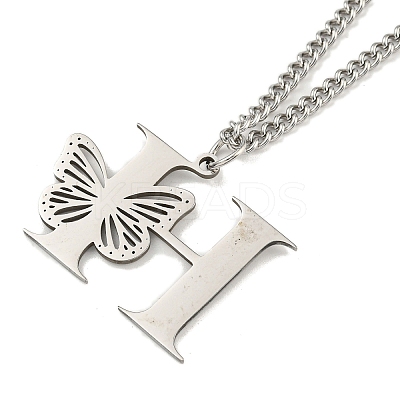 201 Stainless Steel Necklaces NJEW-Q336-01H-P-1