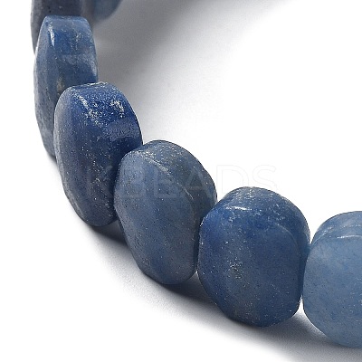 Natural Kyanite Beaded Stretch Bracelet G-E010-01-10-1