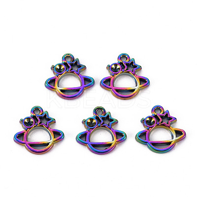 Alloy Pendant Rhinestone Settings PALLOY-S180-087-NR-1