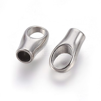 Tarnish Resistant 304 Stainless Steel Cord Ends STAS-L219-04P-1