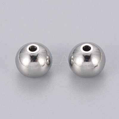Tarnish Resistant 201 Stainless Steel Beads STAS-E021-10mm-1