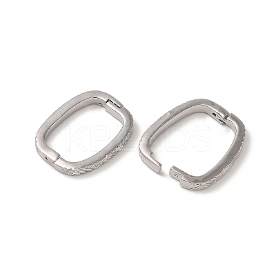 Brass Twister Clasps KK-L208-78P-1