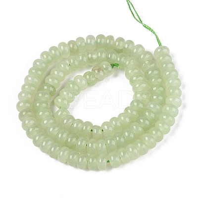 Dyed Natural White Jade Beads Strands G-T139-59A-13-1