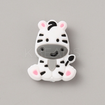 Animal Food Grade Eco-Friendly Silicone Focal Beads SIL-WH0021-05A-1