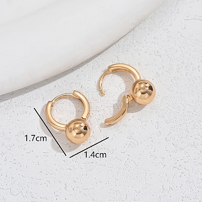 Romantic Metal Heart Stud Earrings for Women FH3609-2-1