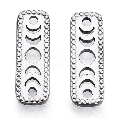 Tarnish Resistant 304 Stainless Steel Connector Charms STAS-T063-195P-1