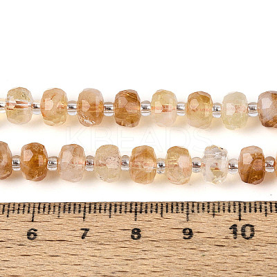 Heated Natural Citrine Beads Strands G-N327-08A-10-1