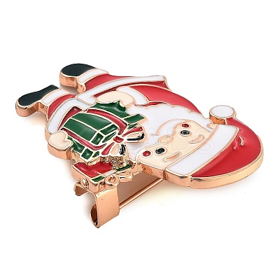 Christmas Theme Alloy Enamel Brooches JEWB-S022-03F-1