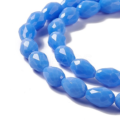 Faceted Glass Beads Strands LS-GLAA-E037-01D-1