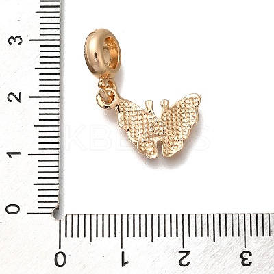 Rack Plating Alloy Colorful Enamel European Dangle Charms PALLOY-P307-07G-1