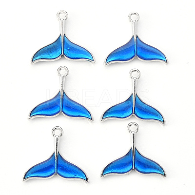 Platinum Alloy Enamel Pendants LS-ENAM-R136-32-1