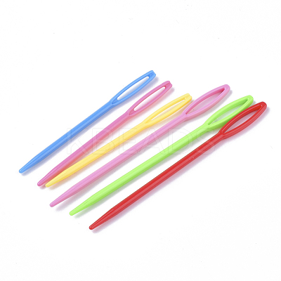 ABS Plastic Knitting Needles TOOL-T006-43-1