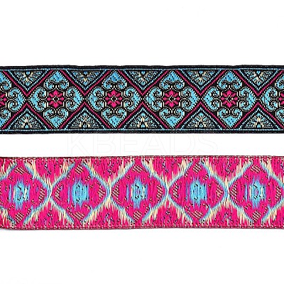 5M Ethnic Style Polycotton Embroidery Ribbon PW-WG33130-14-1
